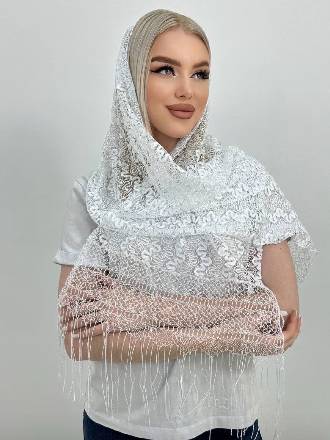 "Шарфик женский ажурный" от бренда "Китай"