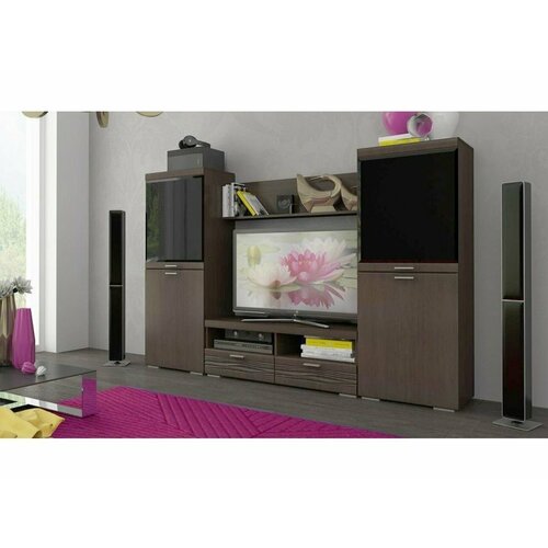 Модульная гостиная Лотос (композиция 1) (Бодега белая, Бодега белая)