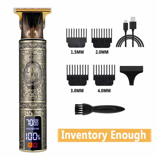 Машинка для стрижки T9 с цифровым дисплеем 3 скоростями и большим экраном Piaget 71000₽