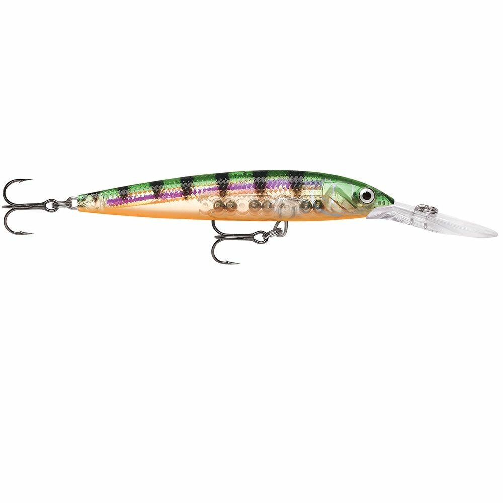 Воблер RAPALA Downdeep Husky Jerk 12 GP суспендер 2,4-5,7м, 12см, 15гр.