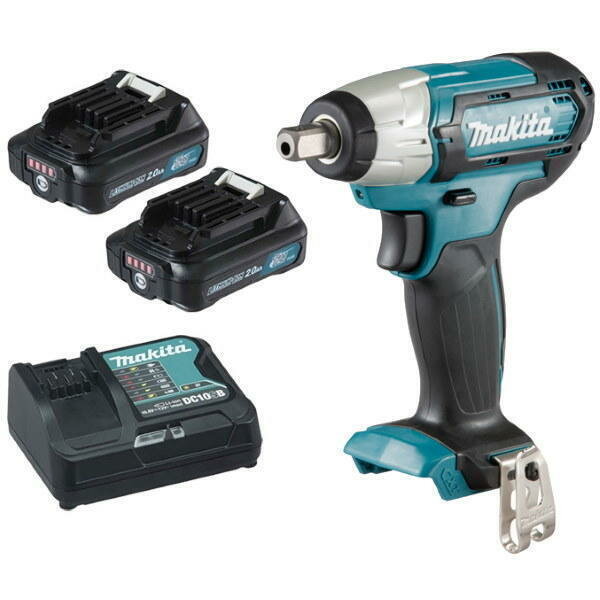 Аккумуляторный ударный гайковерт MAKITA TW141DWAE, CXT 12В max, 1/2", 145Нм (2x2.0Ач, з/у)