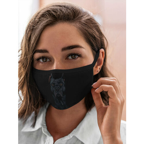 Маска многоразовая защитная Собаки Кане корсо собака 468₽