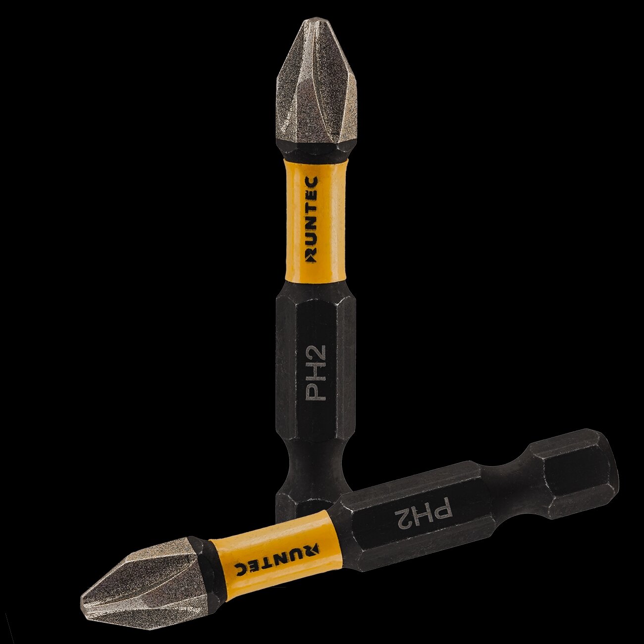 Биты Для Электроинструмента RUNTEC RT-IB51 Бита ударная RUNTEC Diamond Coating H6.35 50мм PH2 5шт.