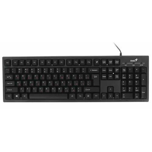 Клавиатура проводная Genius Smart KB-101 SMART KB-101 черный - мембранная клавиш - 105 USB 106500₽