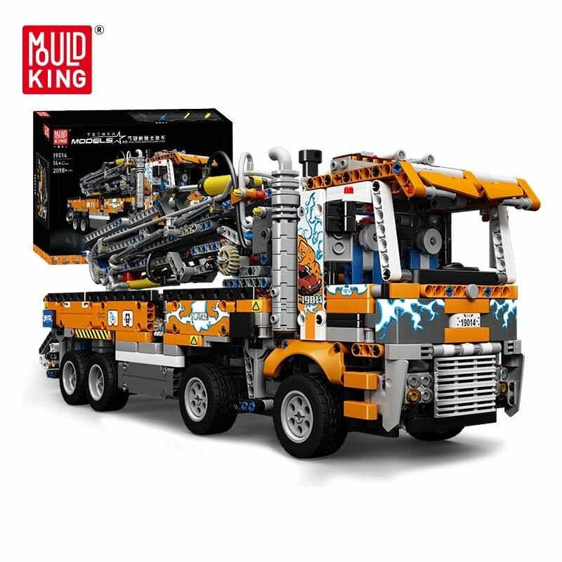 Конструктор Mould King 19014 Пневматический бетононасос,2098деталей