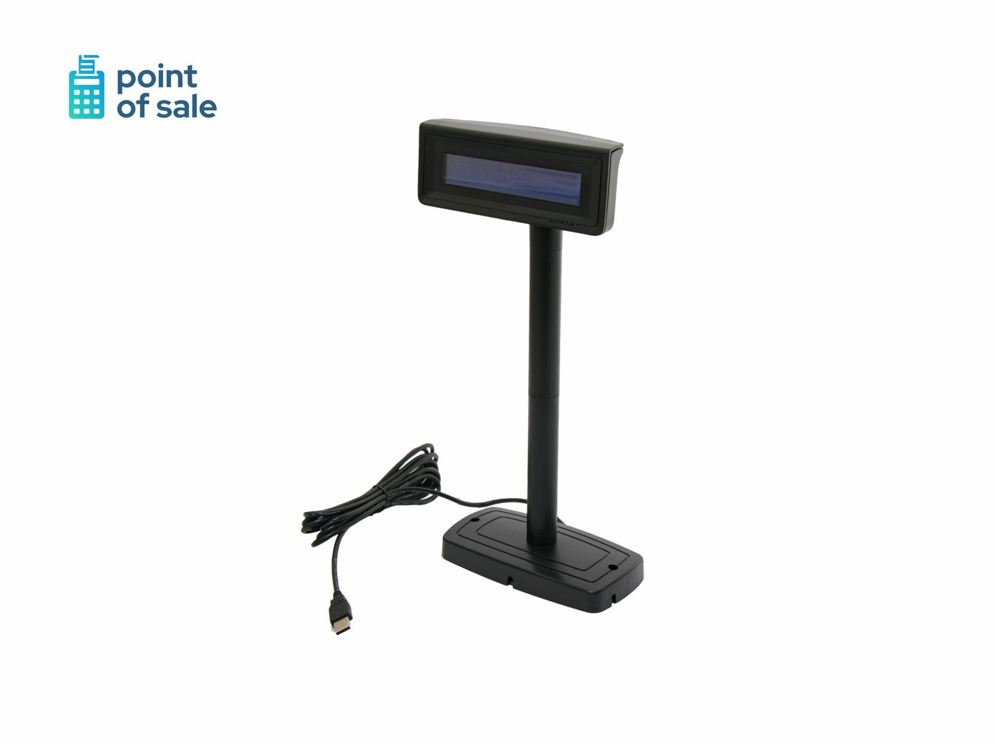 Дисплей покупателя ШТРИХ-т D3 (USB, LCD 2x20, стойка), черный