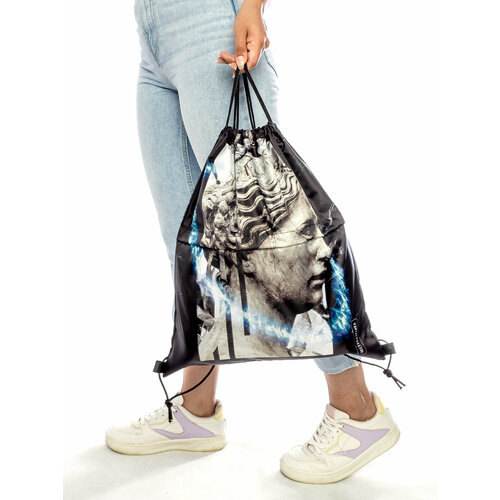 Сумка мешок для сменной обуви и вещей с карманом Античность 381₽