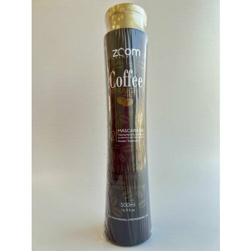 Кератин для волос ZOOM Coffee Straight 500 ml для афро-завитка, пористых жёстких волос