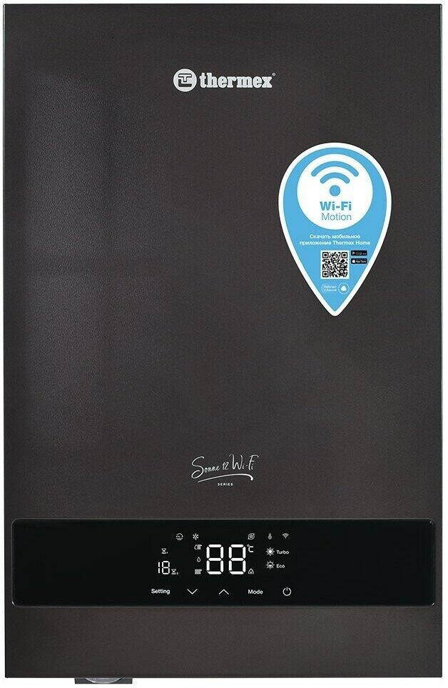 фото Отопительный котел Thermex Sonne 12 Wi-Fi (Grey)