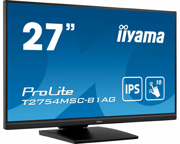 Монитор Iiyama Touch 27", черный - фото №1