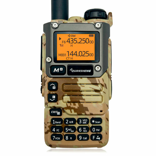 Рация Quansheng UV-K6 UV-K58 Песочный камуфляж QUANSHENG UV-K6 3258₽