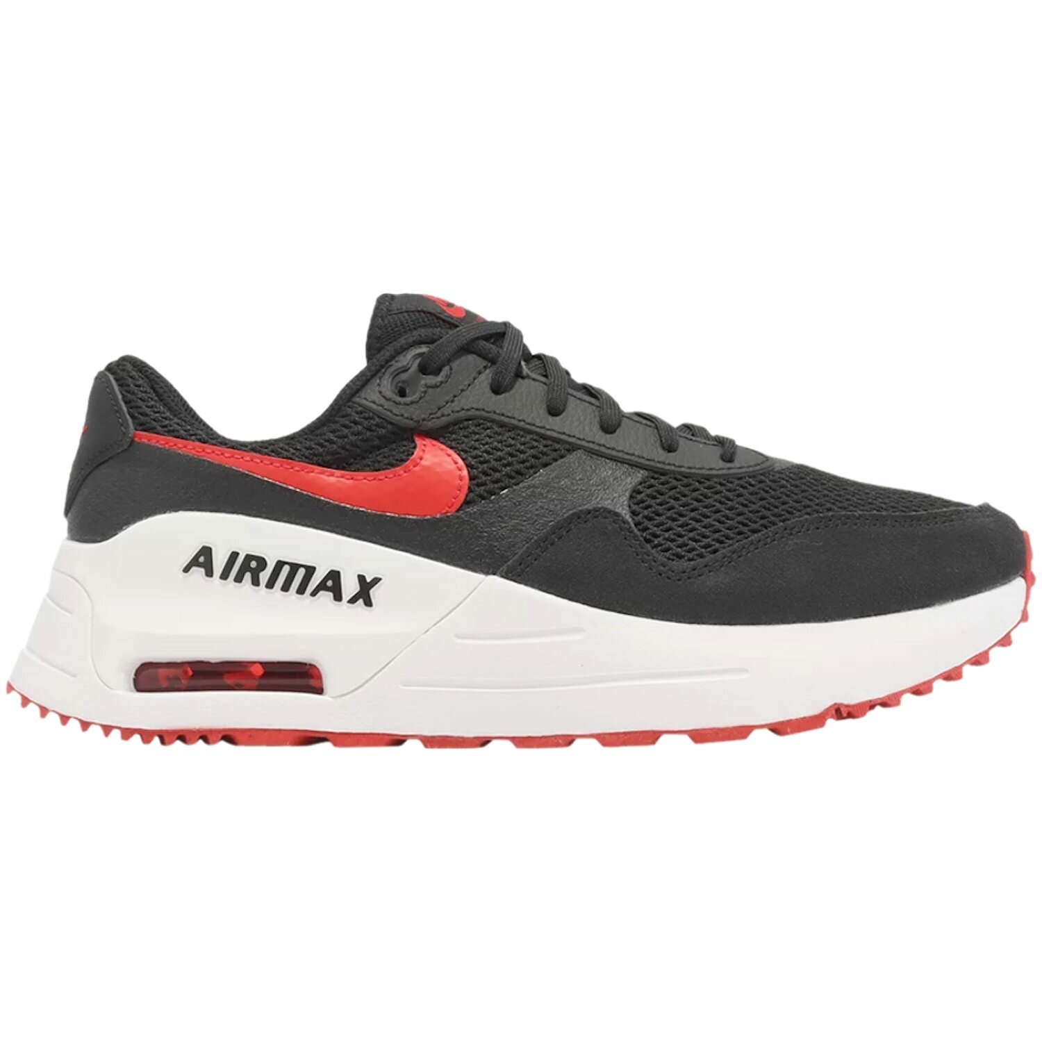 Кроссовки NIKE Air Max SYSTM, размер 8.5 US, белый, красный, черный