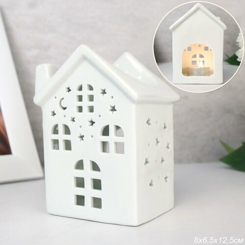 Аромалампа Домик белая 125х8х65 см 775₽