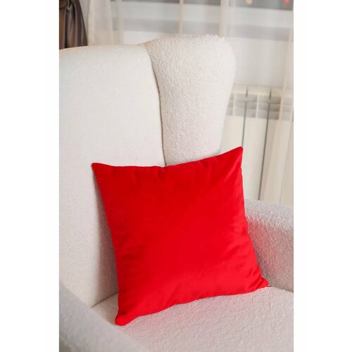 Декоративные бархатные подушки 40Х40 на диван 1 шт