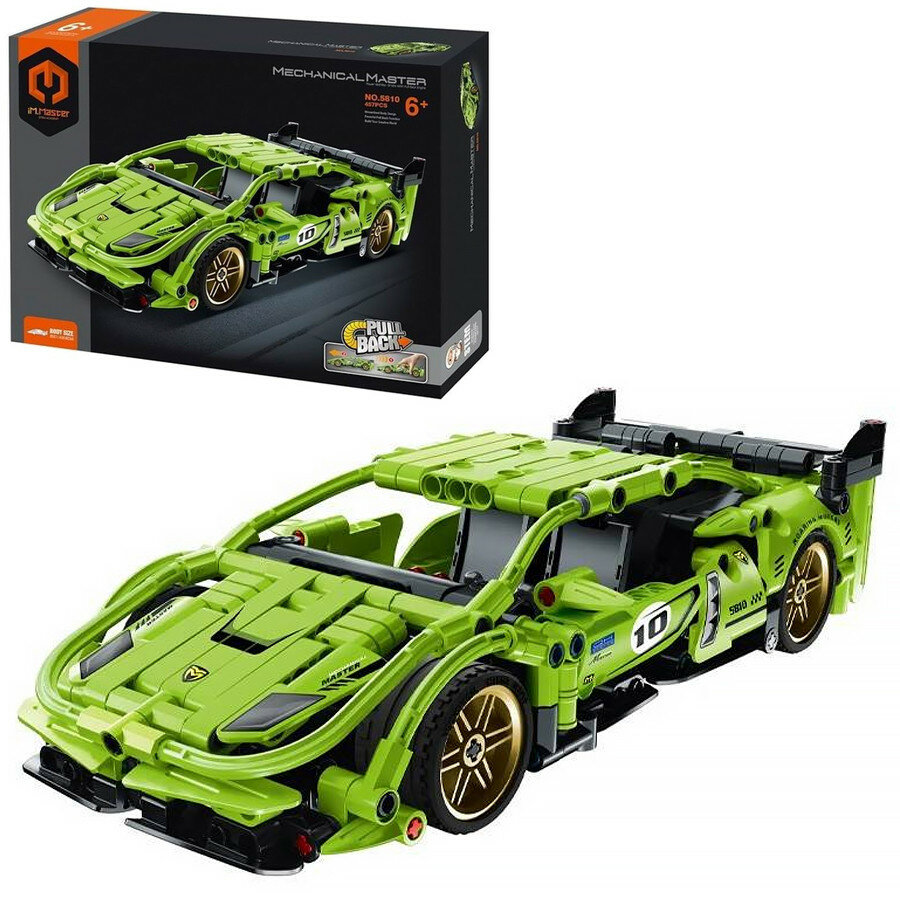 Конструктор iM.Master Зелёный спорткар 5810