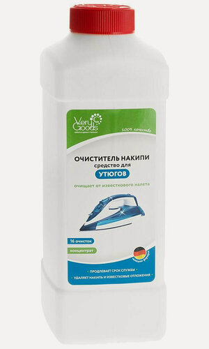 Изображение товара Очиститель накипи для утюгов Verygoods концентрированный, 1000 мл (VG-622)