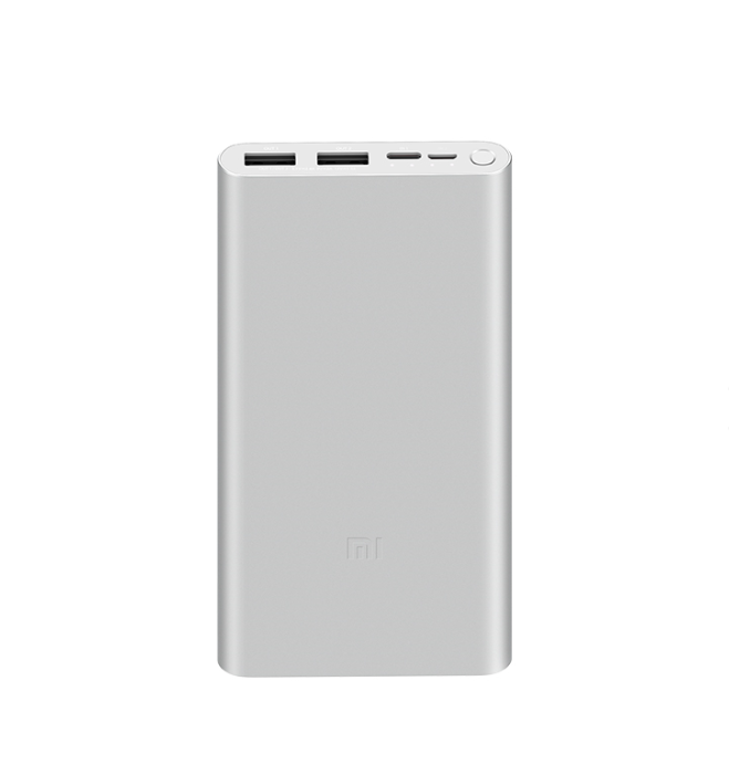 Powerbank Xiaomi 3 10000 мАч 2USB+Type-C 22.5W Fast Charge PB100DZM серебристый — фото 1