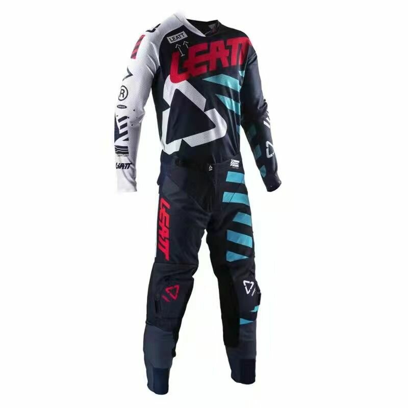 Новый 2023 гоночный костюм LEA 5.5 мотокросс Джерси и штаны MX ATV Dirt Bike Gear Set мотоциклетная одежда mtb enduro