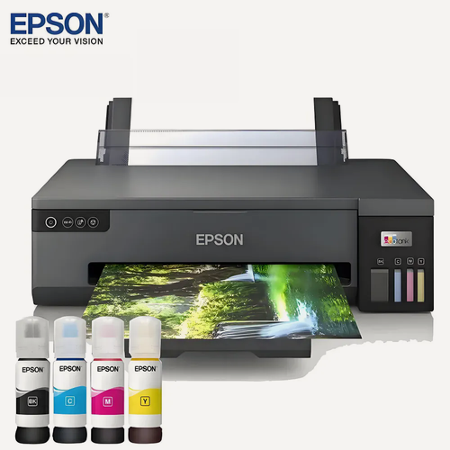 Изображение товара Принтер Epson L11058, широкий формат печати A3+, цветной, скорость до 20 стр/мин