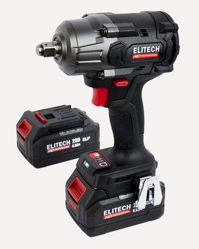 Изображение товара Аккумуляторный гайковёрт Elitech HD CW 2009SL (E2201.059.02) 850Нм 1/2