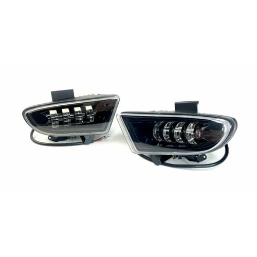 Противотуманные фары ВенИль, для Hyundai Accent, LED, белые, 2 шт