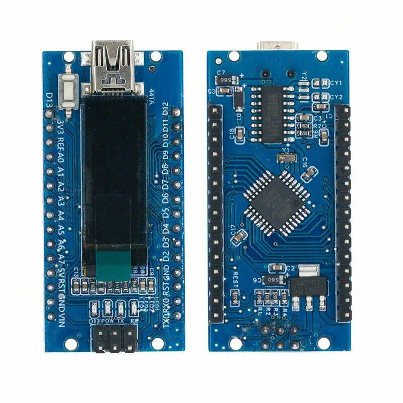 Arduino Nano V3.0 с OLED дисплеем 0,91 дюйма — фото 1