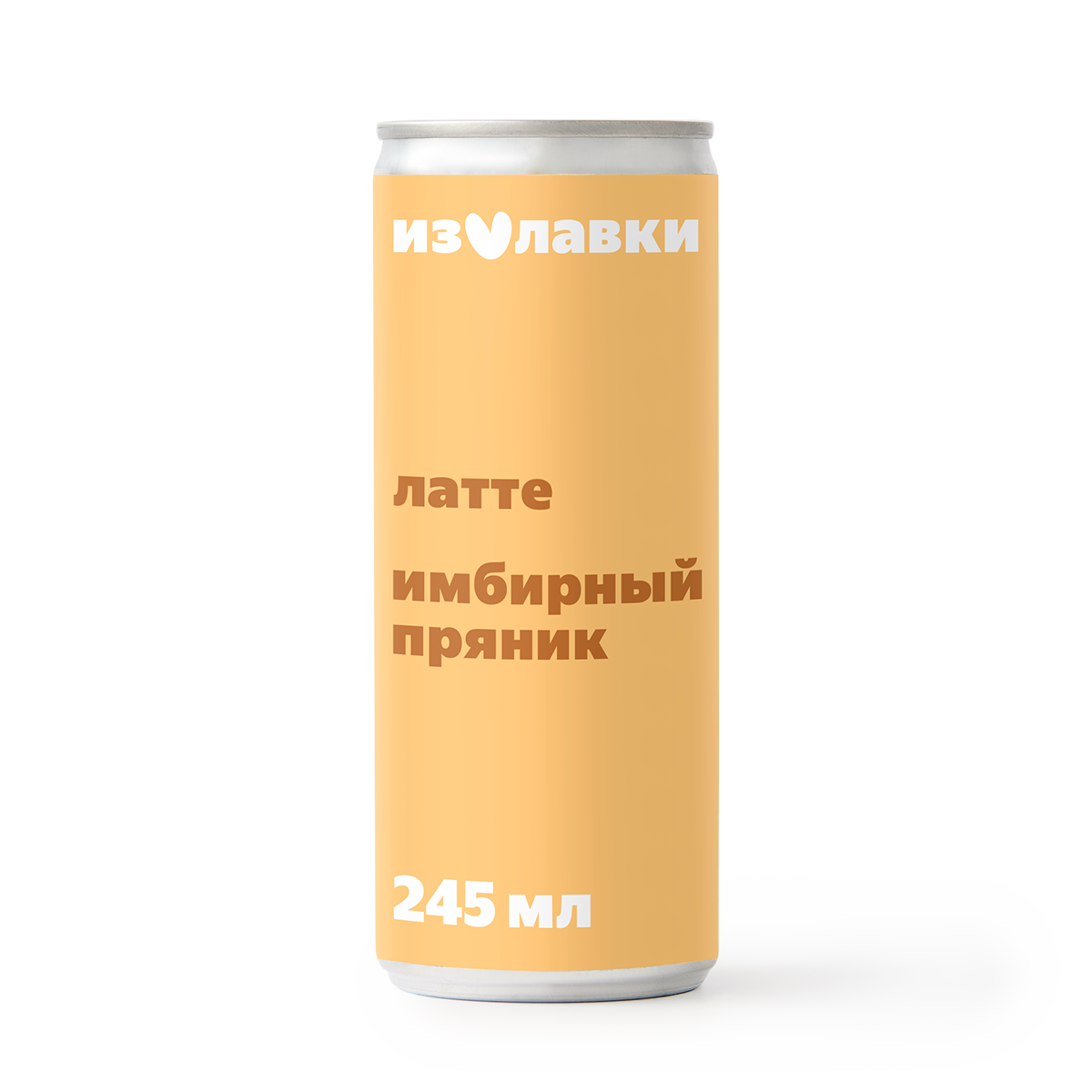 Латте "Из Лавки" Имбирный Пряник, 245 мл, 0,245 л, металлическая банка