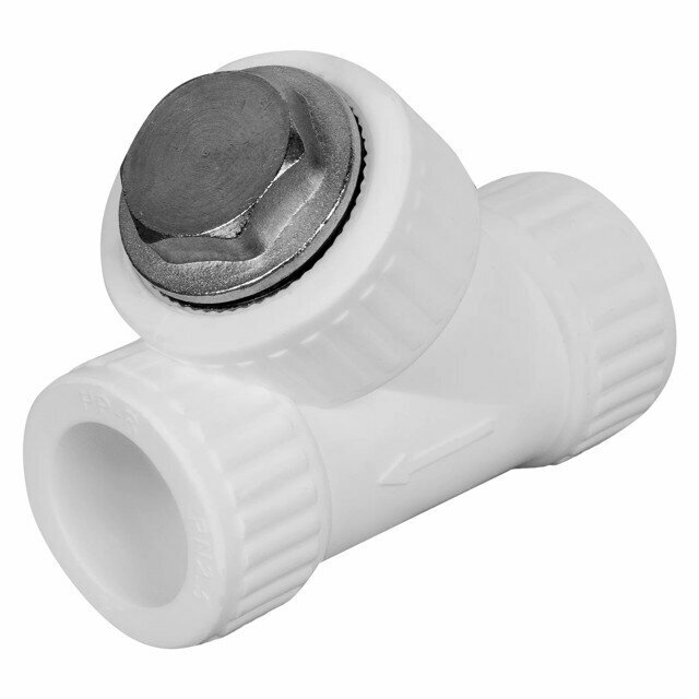 Фильтр PPR ростерм сетчатый косой в/в d20