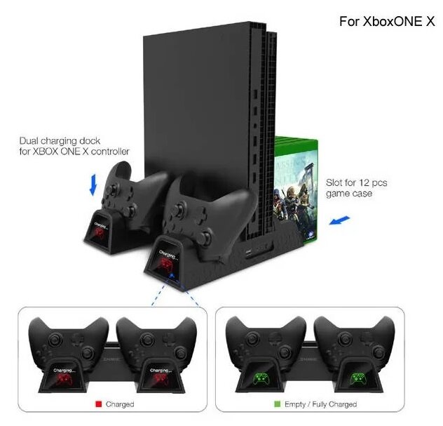 Вертикальная подставка Dobe Multifunctional Cooling Stand для Xbox One (TYX-1840) — фото 1