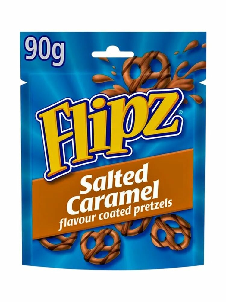Претцели Flipz Salted Caramel / Соленая карамель 90г (США)