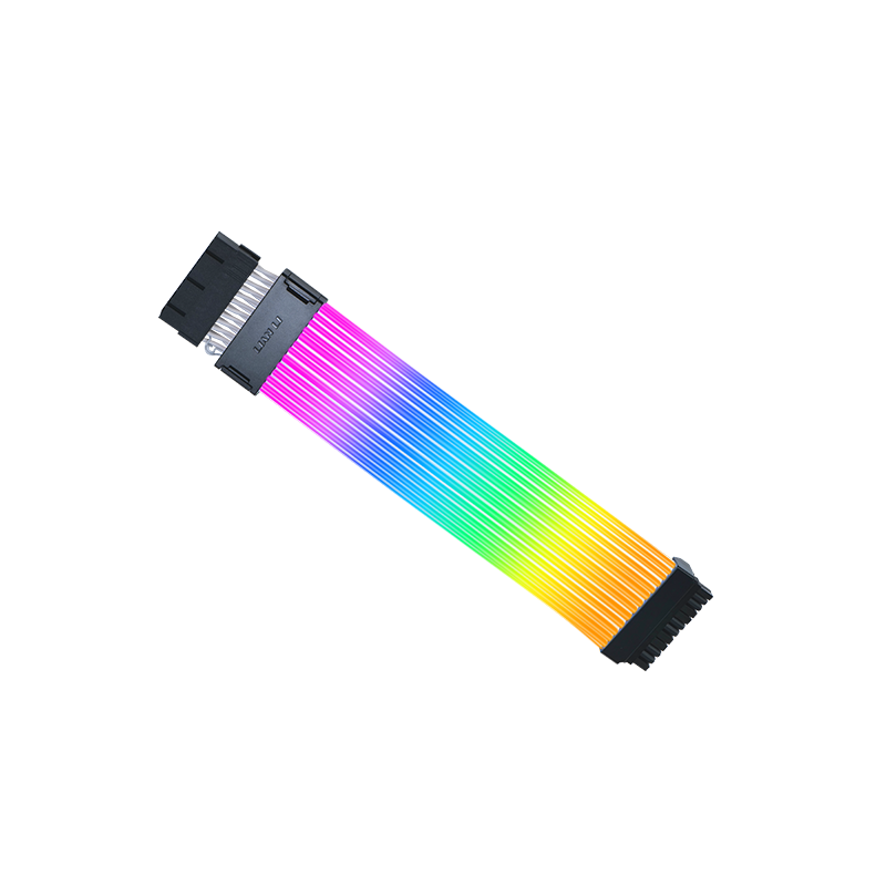 LIANLI Strimer RGB Cable 4th Generation Wireless Version, 24-Pin Motherboard, without Transmitter, Power Extension Cable, RGB Cable