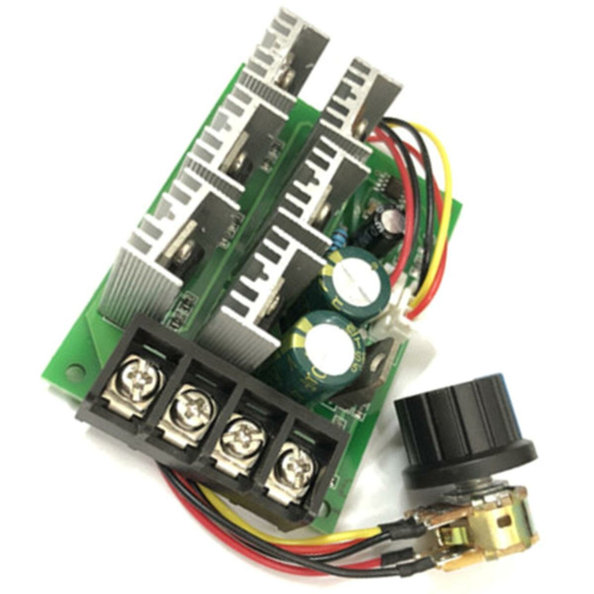 DC 9-55V 40A 2000W PWM DC Motor Pump Speed Regulator High Power Speed Controller Non Pole Electronic Variable Speed Mode