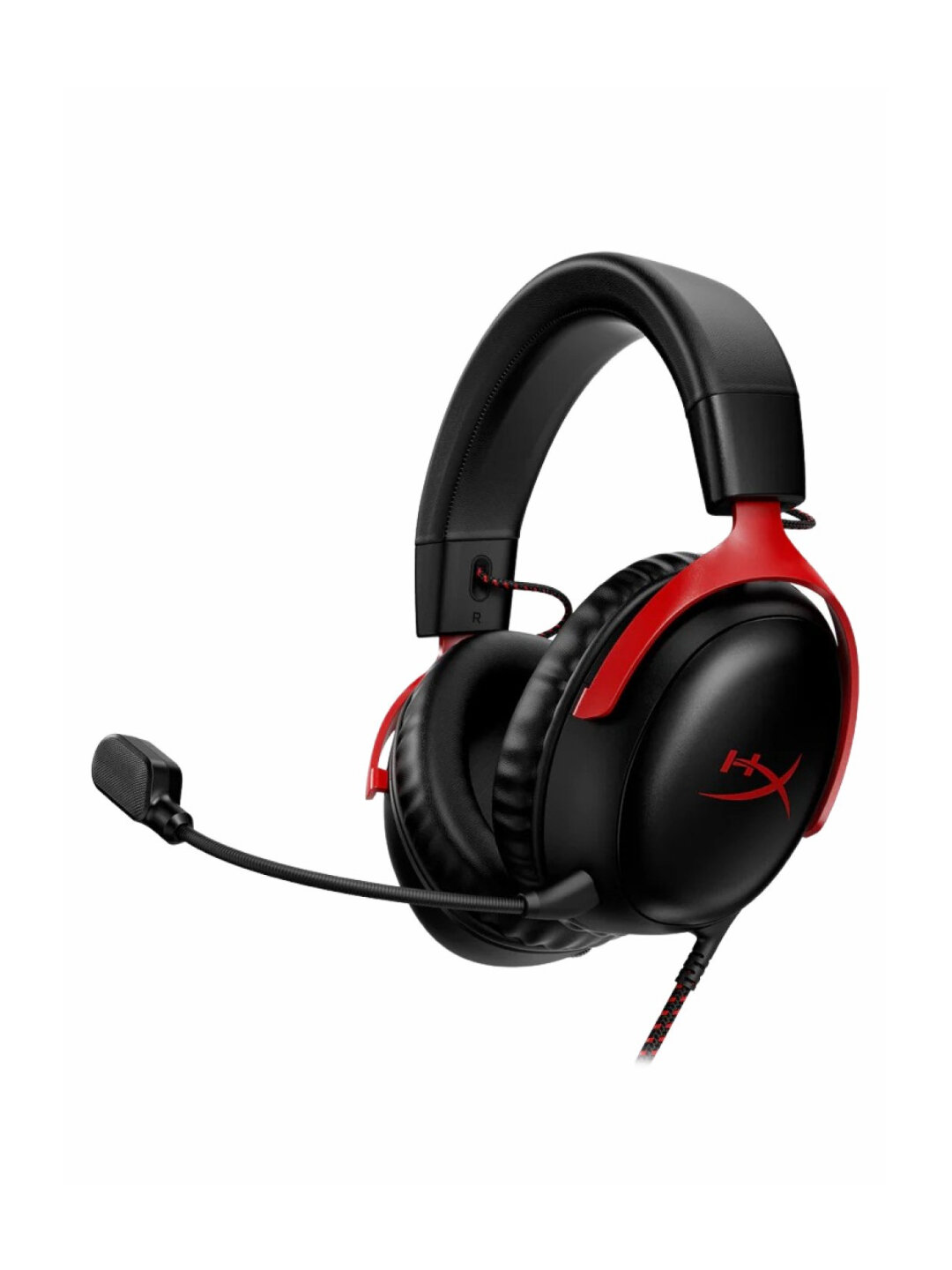 Наушники HyperX Cloud III, 21000 Гц, проводные, накладные, с регулировкой громкости, 727A9AA, красный — фото 1
