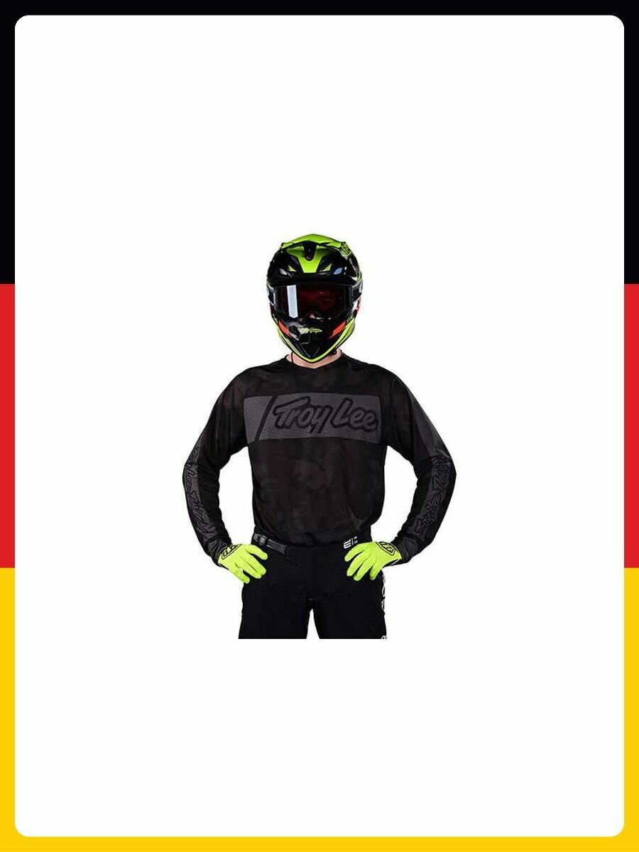 Джерси хоккейное Troy Lee Designs Базовая коллекция, размер L, черный