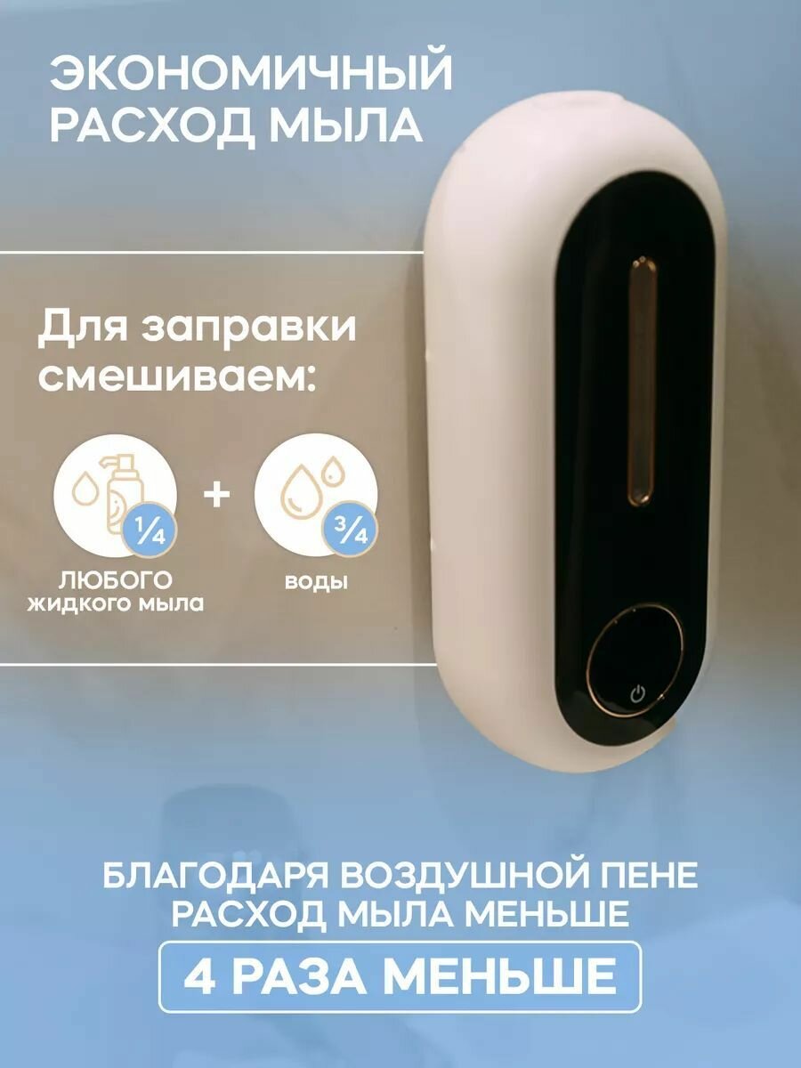 Картинки Xiaomi Диспенсер для мыла-пены сенсорный 350 мл, 1 шт