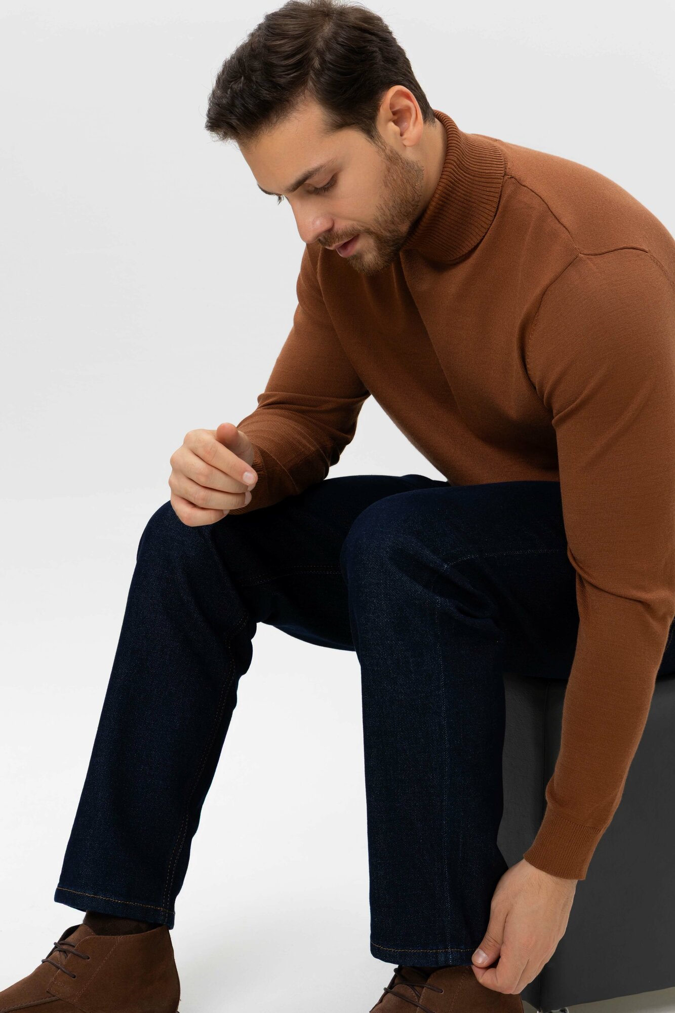 Джинсы зауженные TERRA PRO, размер 34, navy — фото 1