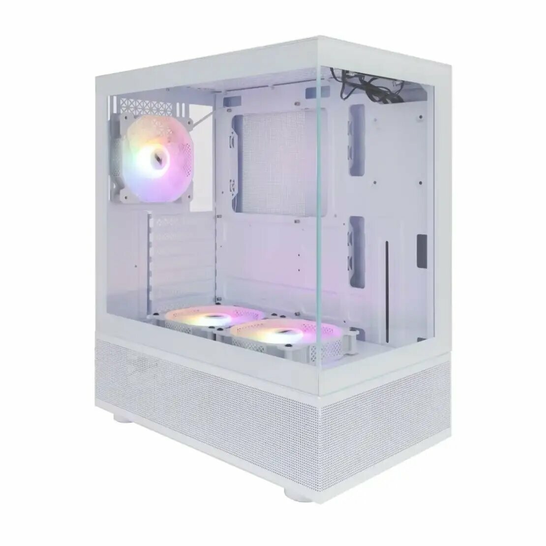 Корпус для компьютера 1STPLAYER MIKU Mi7-A (Mi7-A-WH-2F1R-W-1F1-W) белый