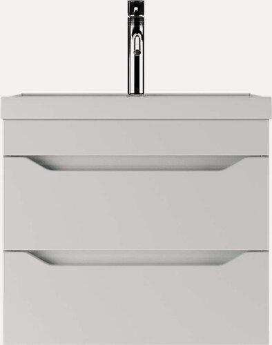 Изображение товара Тумба под раковину подвесная Айсберг, "Bazis 60" Ева с двумя ящиками В2