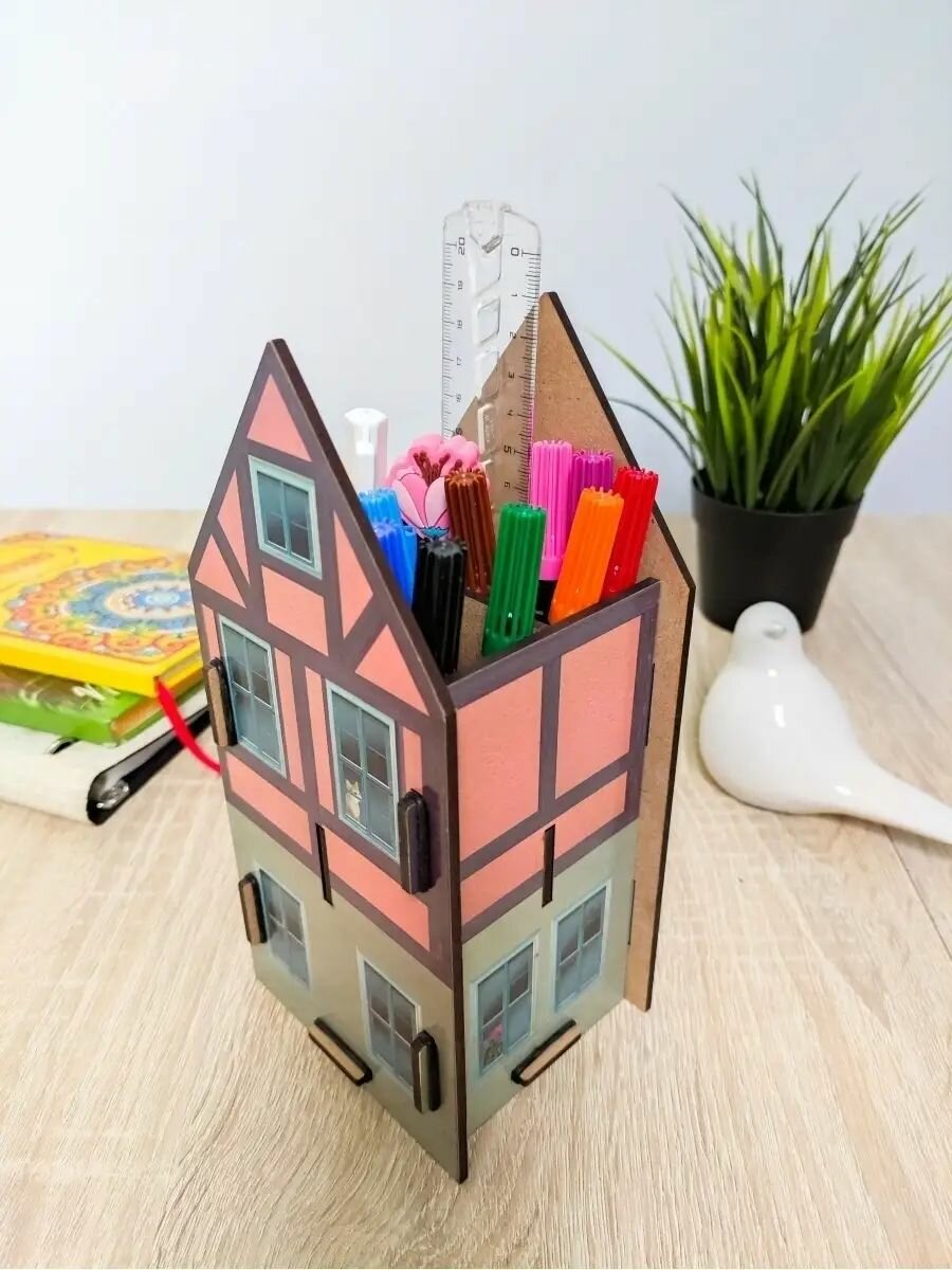 Органайзер для письменных принадлежностей Домик — фото 1
