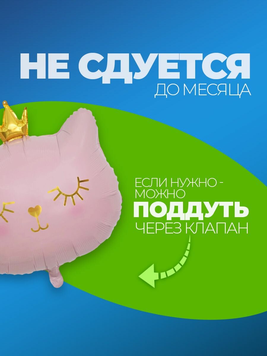 Шары фольгированные для девочки воздушные для фотозоны — фото 1