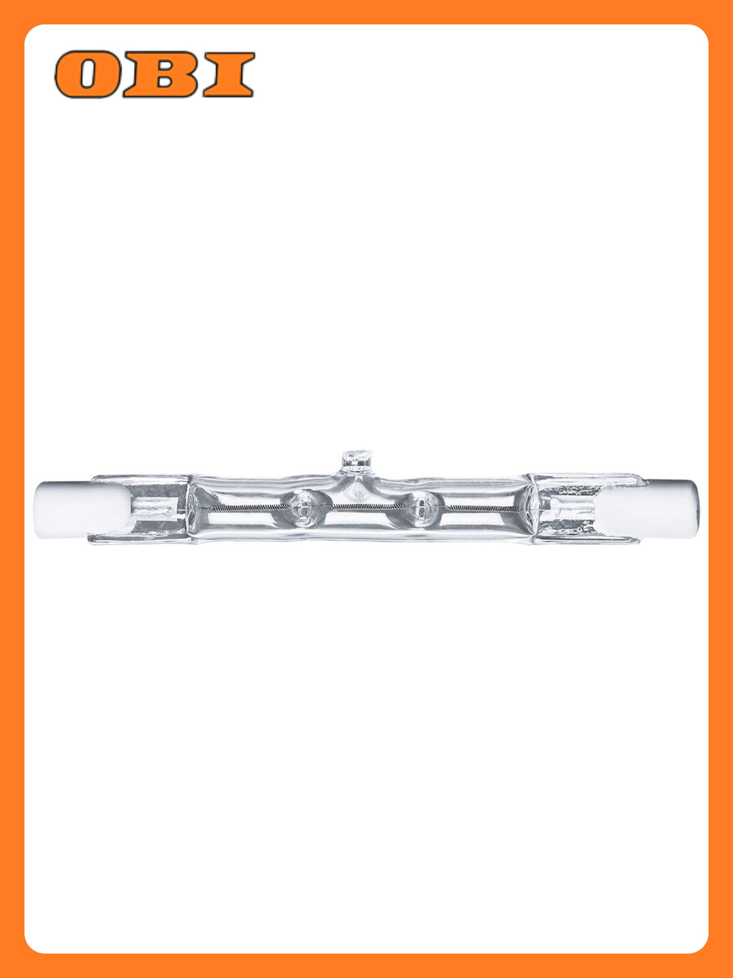 Галогенная лампа Navigator NH-J R7s 100Вт 800лм 2900К 1500ч