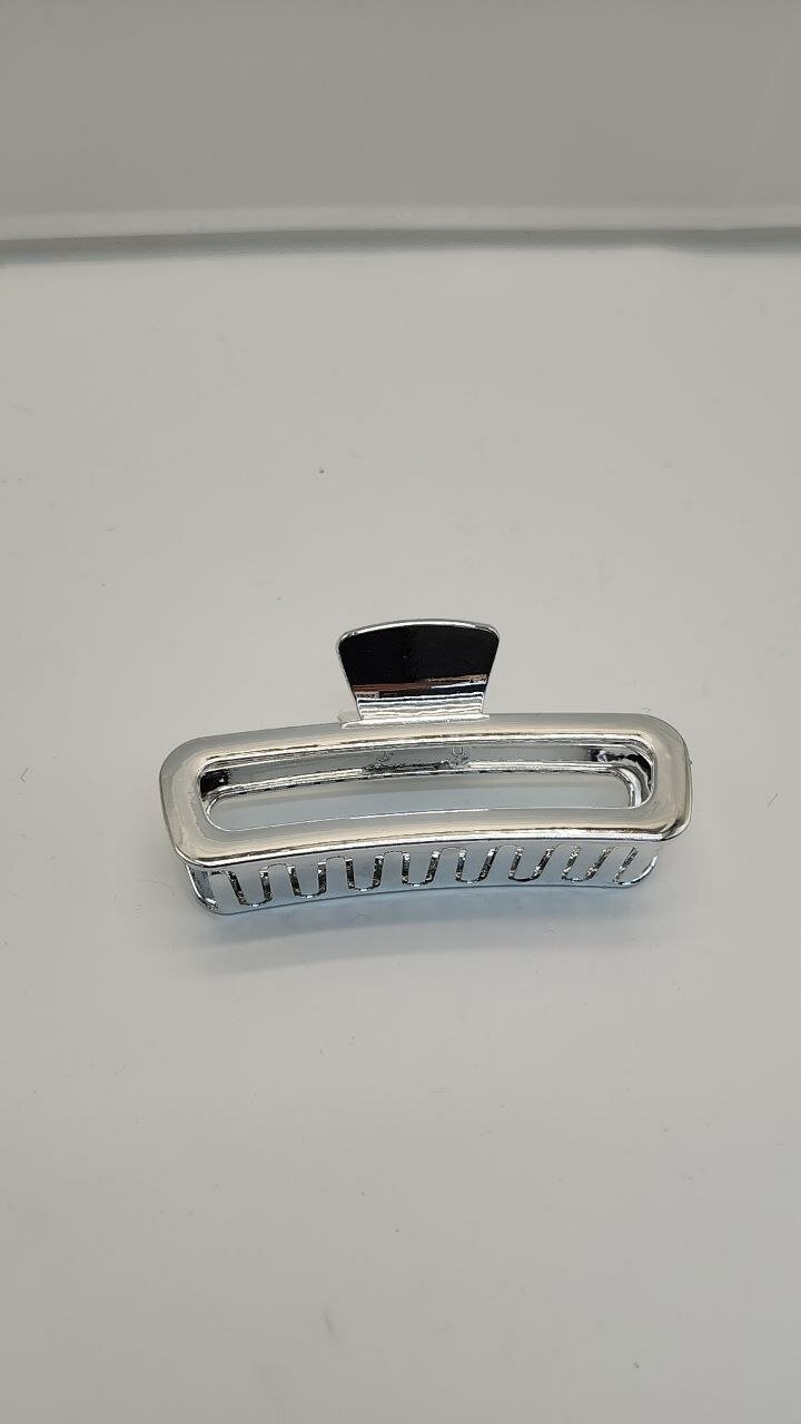 Стильный серебряный крабик для волос — незаменимая заколка для девушек. — фото 1