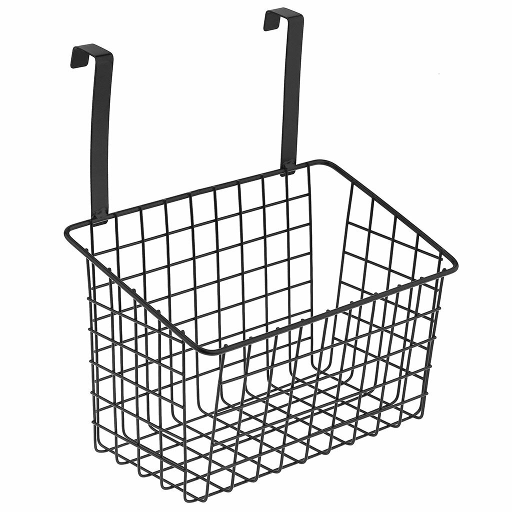 Корзина для хранения КНР металлическая окрашенная навесная на дверцу 