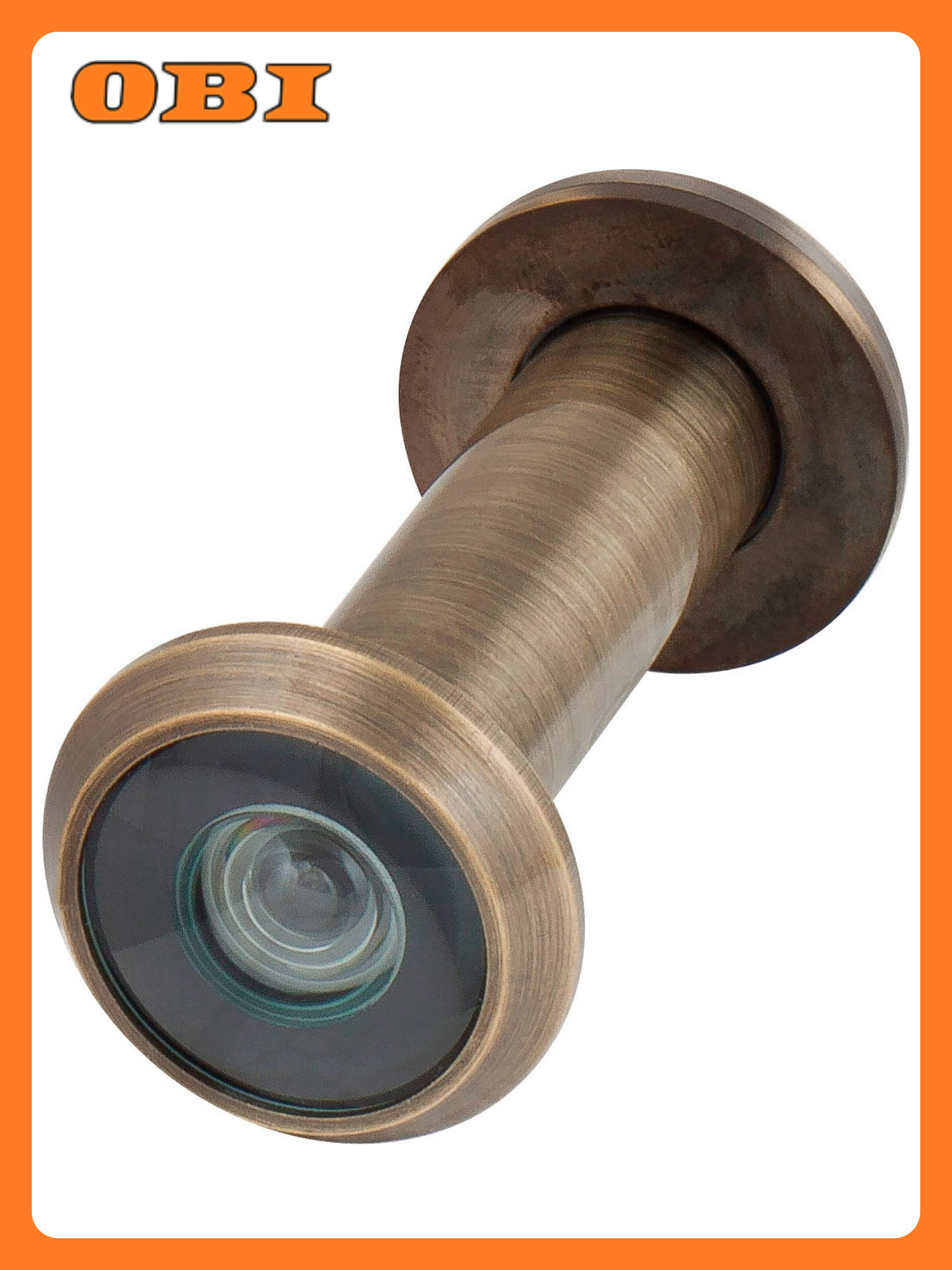 Дверной глазок Armadillo латунь 60-100мм угол обзора 200° бронзовый