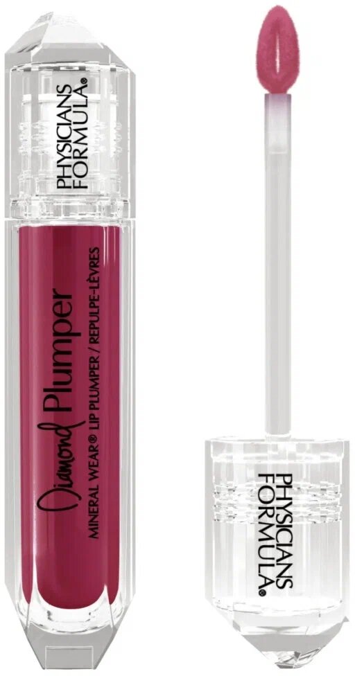 PHYSICIANS FORMULA Блеск для губ увеличивающий объем Diamond Glow Lip Plumper, тон: ягодный бриллиант, 5мл