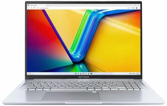 Ноутбук Asus VivoBook 16 M1605YA-MB340 (AMD Ryzen 7 5825U/16"/1920x1200/16GB/512GB SSD/AMD Radeon Vega 8/DOS) 90NB10R2-M00FL0, Silver