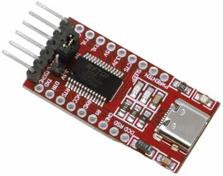 USB-TTL (USB-UART) программатор (FT232RL), Type-C, 1 шт.