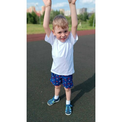 фото Шорты youlala, размер 104-110, синий