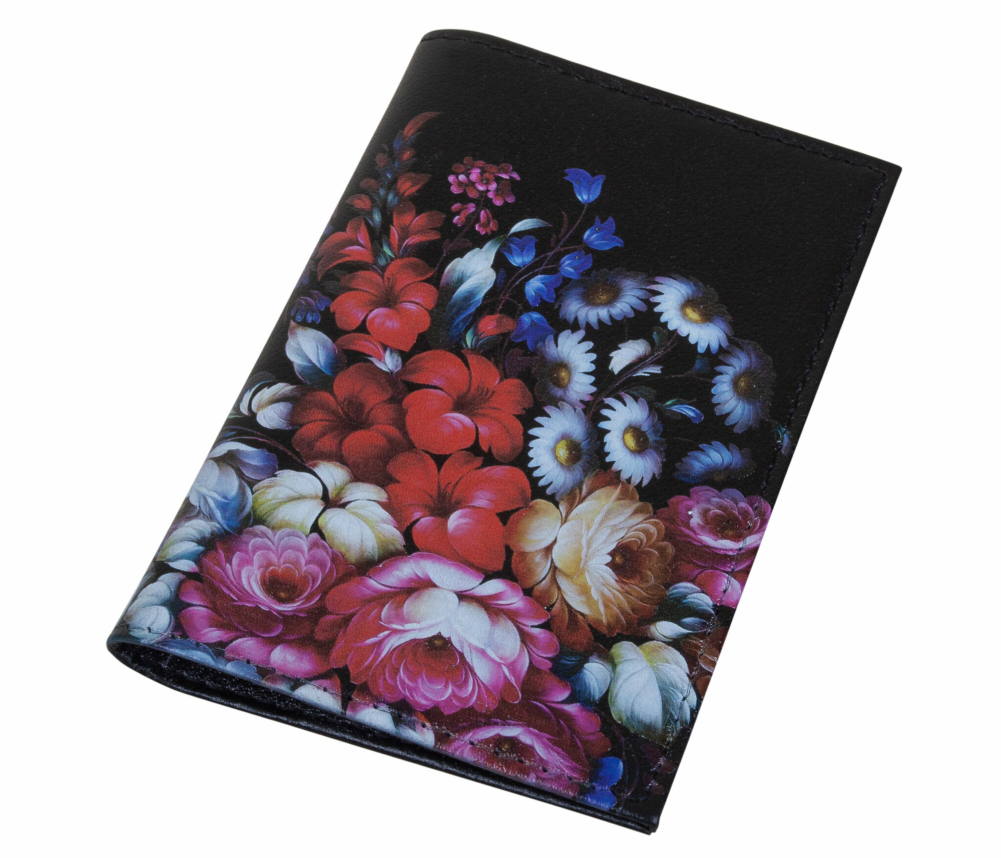 фото Обложка на паспорт кожаная Жостово