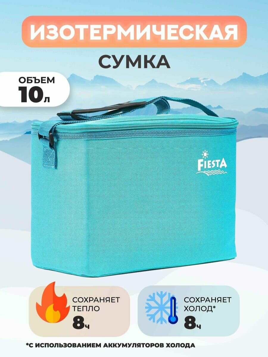 Сумка изотермическая Fiesta 10 л синяя